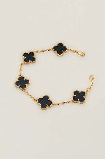 Black Gold Connection Bracelet