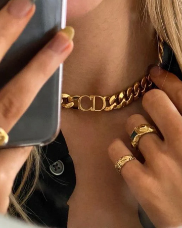 CD CHAIN NECKLACE