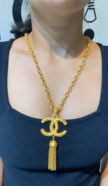 CC TRIBAL TASSLE PENDANT CHAIN
