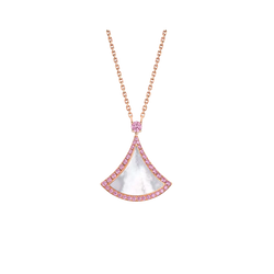Harmony Pendant – MOP & Diamonds, 14k Gold-Plated Silver Finish
