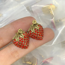 Elegant GG Letter Stud Earrings – Gold-Plated Minimal Luxe Code 1325
