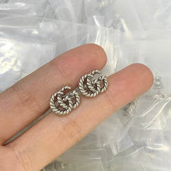 Elegant GG Letter Stud Earrings – Gold-Plated Minimal Luxe Code 1323