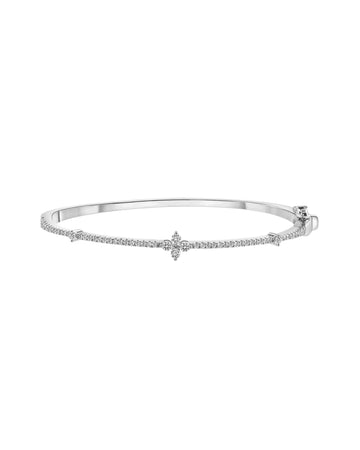 Tiara Bangle Silver