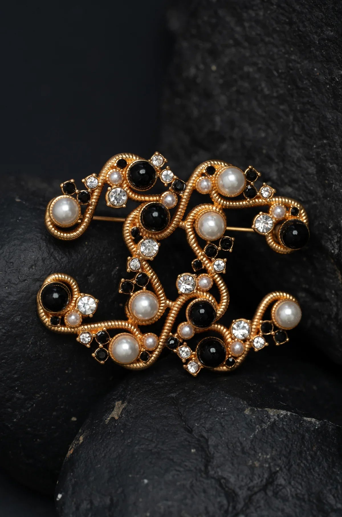 Golden Elegance Brooches