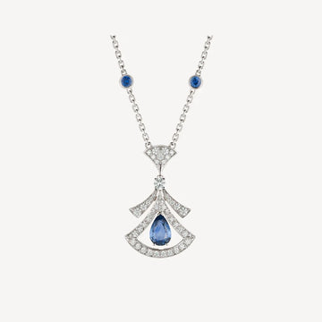 Celestia Necklace – Agate & Diamonds on Gold-Plated Silver Base