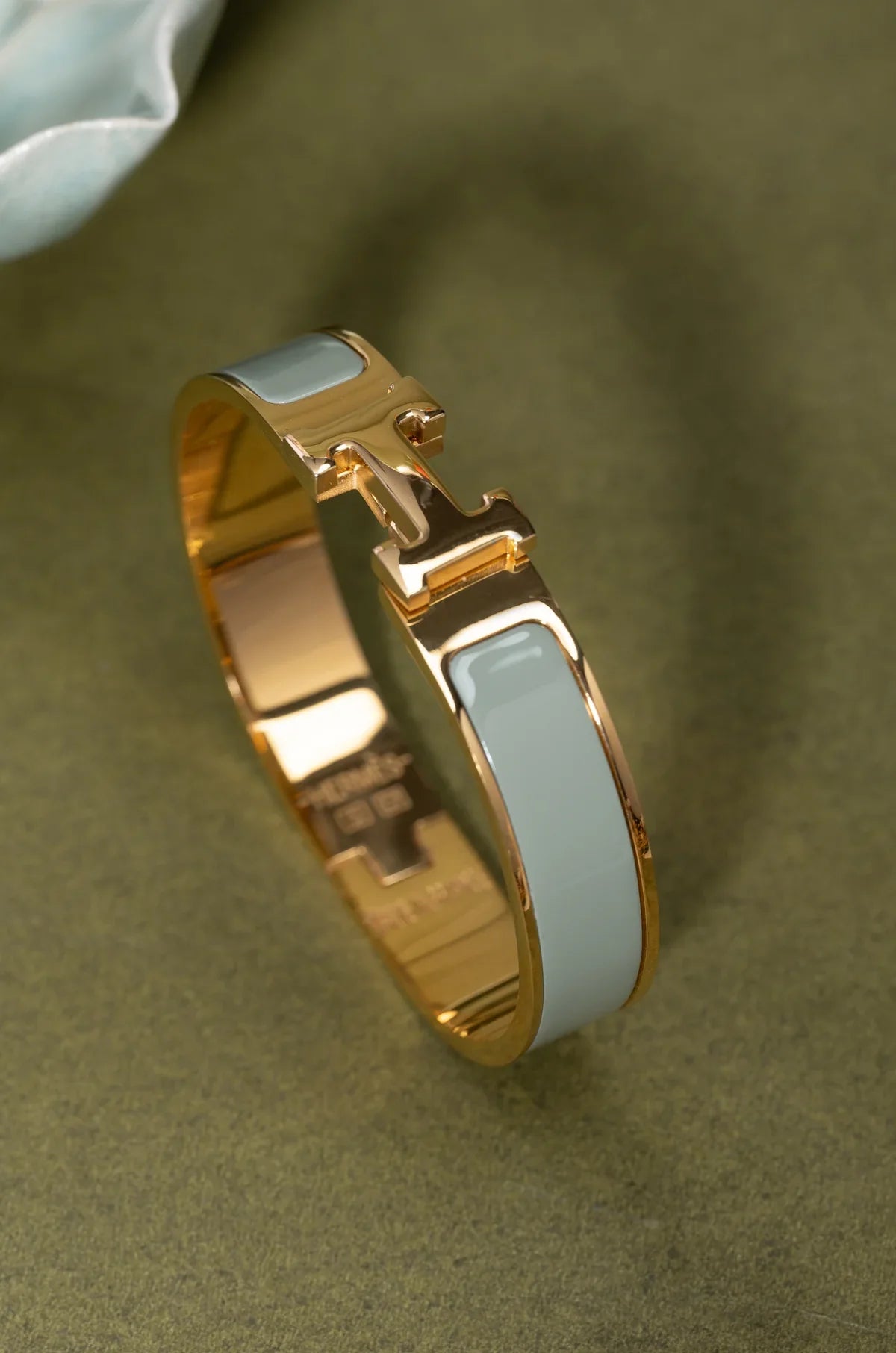 Opulent Enamel Twist Hermie Bracelet