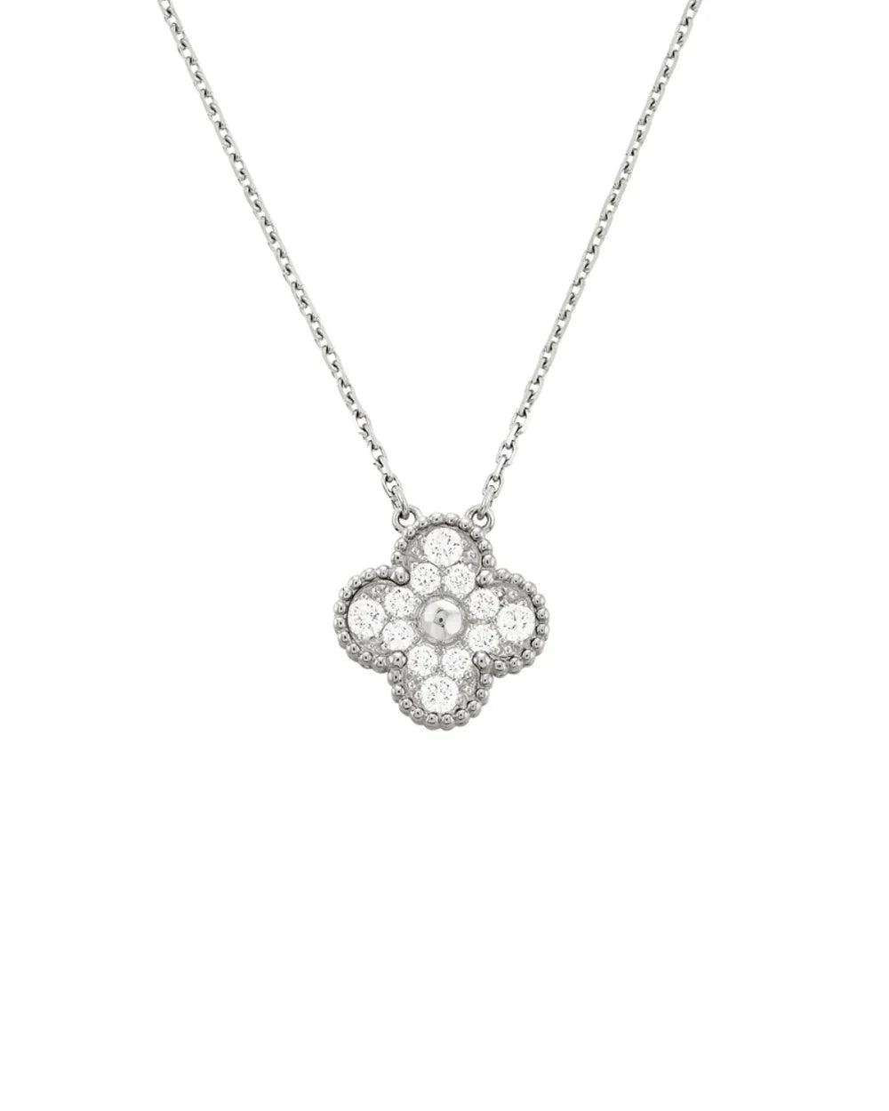 Elegant Capri Crystal Necklace in 18k Gold Plating
