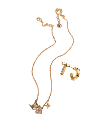 Avian Elegance Set: Gold-Plated Neckchain & Earrings with Pink Mozambique Diamonds