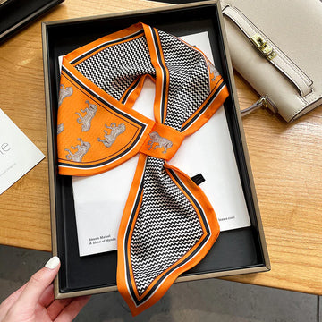 Luxury Printed Loop Scarf - LOOP SCARF 15 * 70 CMS - 673185017011_88