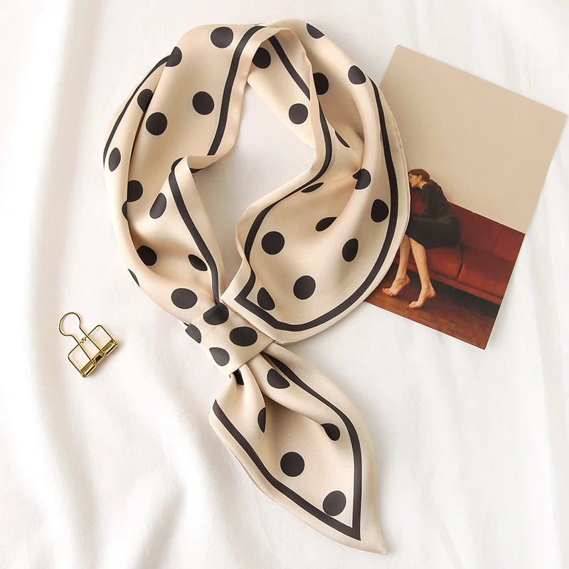 Luxury Printed Loop Scarf - LOOP SCARF 15 * 70 CMS - XED-1_BEI