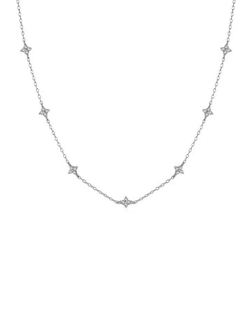 Kali Necklace Silver with Rhodium Plated 925 Sterling Silver