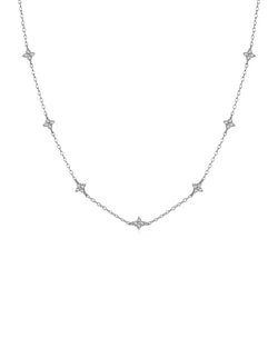 Kali Necklace Silver with Rhodium Plated 925 Sterling Silver