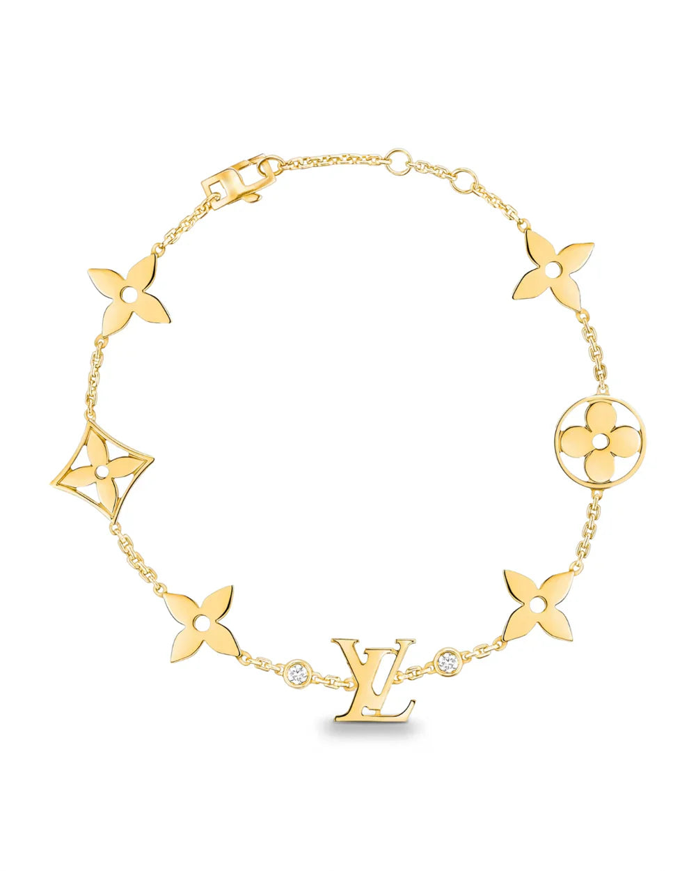 Elevate your style with the Lottie Bracelet Gold with 18k Plating and Zirconia Crystals, a perfect accessory.