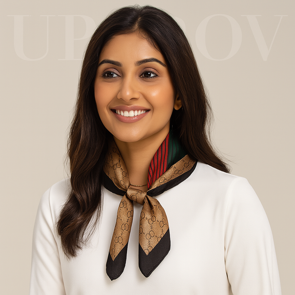 Square Printed Silk Scarf - SQUARE 70 * 70 CMS