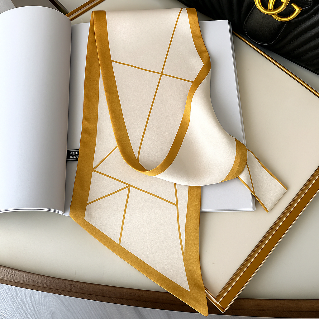 Luxury Printed Loop Scarf - LOOP SCARF 15 * 70 CMS