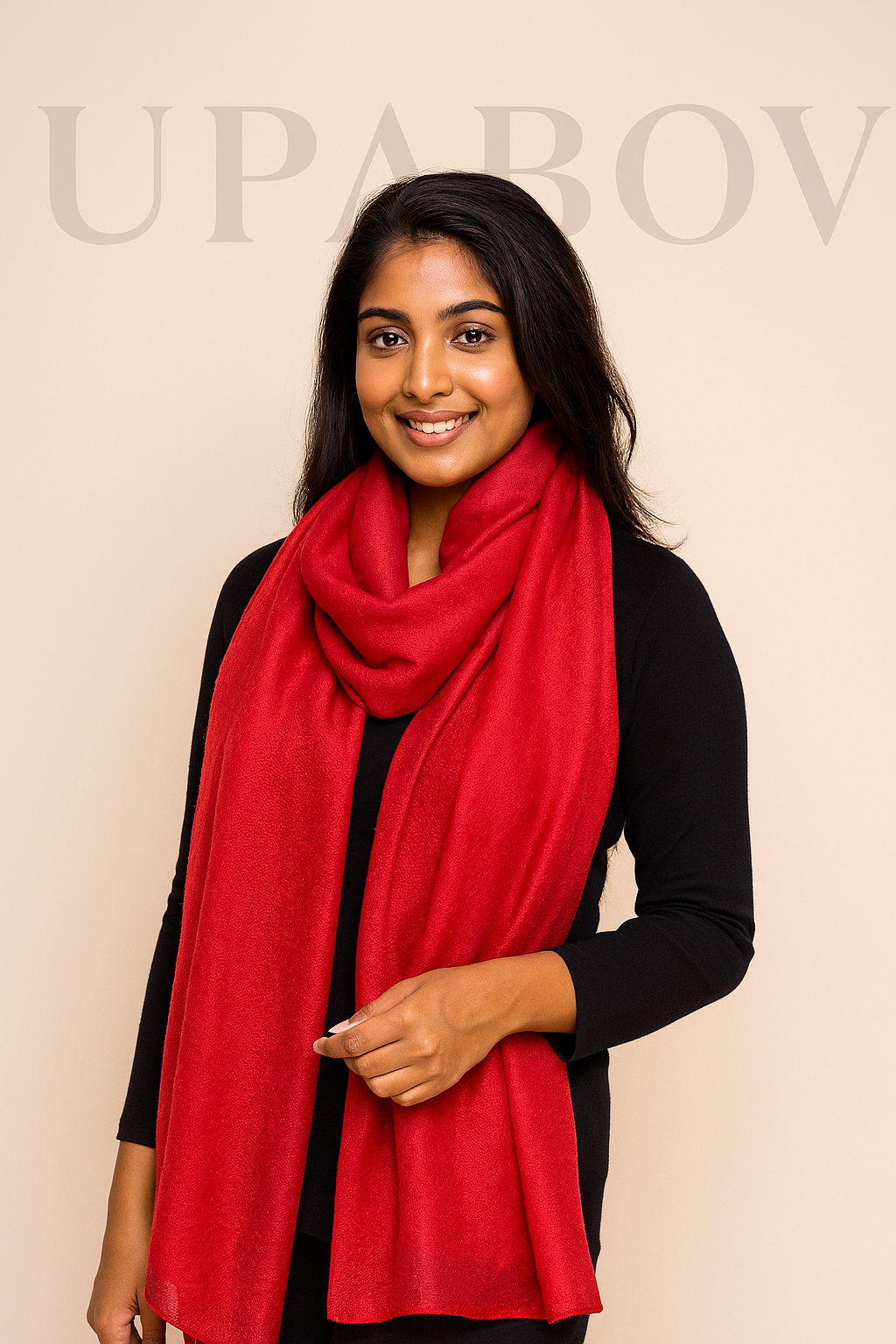 Summer Monochrome Linen Look Sun Protection Scarf - MONOCHROME 100 * 190 CMS