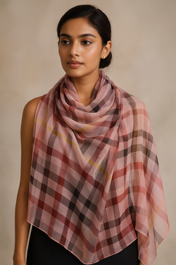 Luxury Printed Large Scarf - LUXURY SCARF 180 * 140 CMS - 585831285836_RED