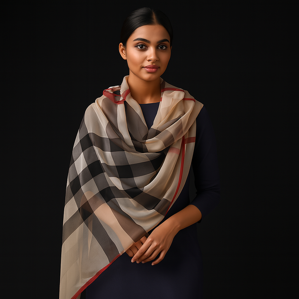Luxury Printed Large Scarf - LUXURY SCARF 180 * 140 CMS