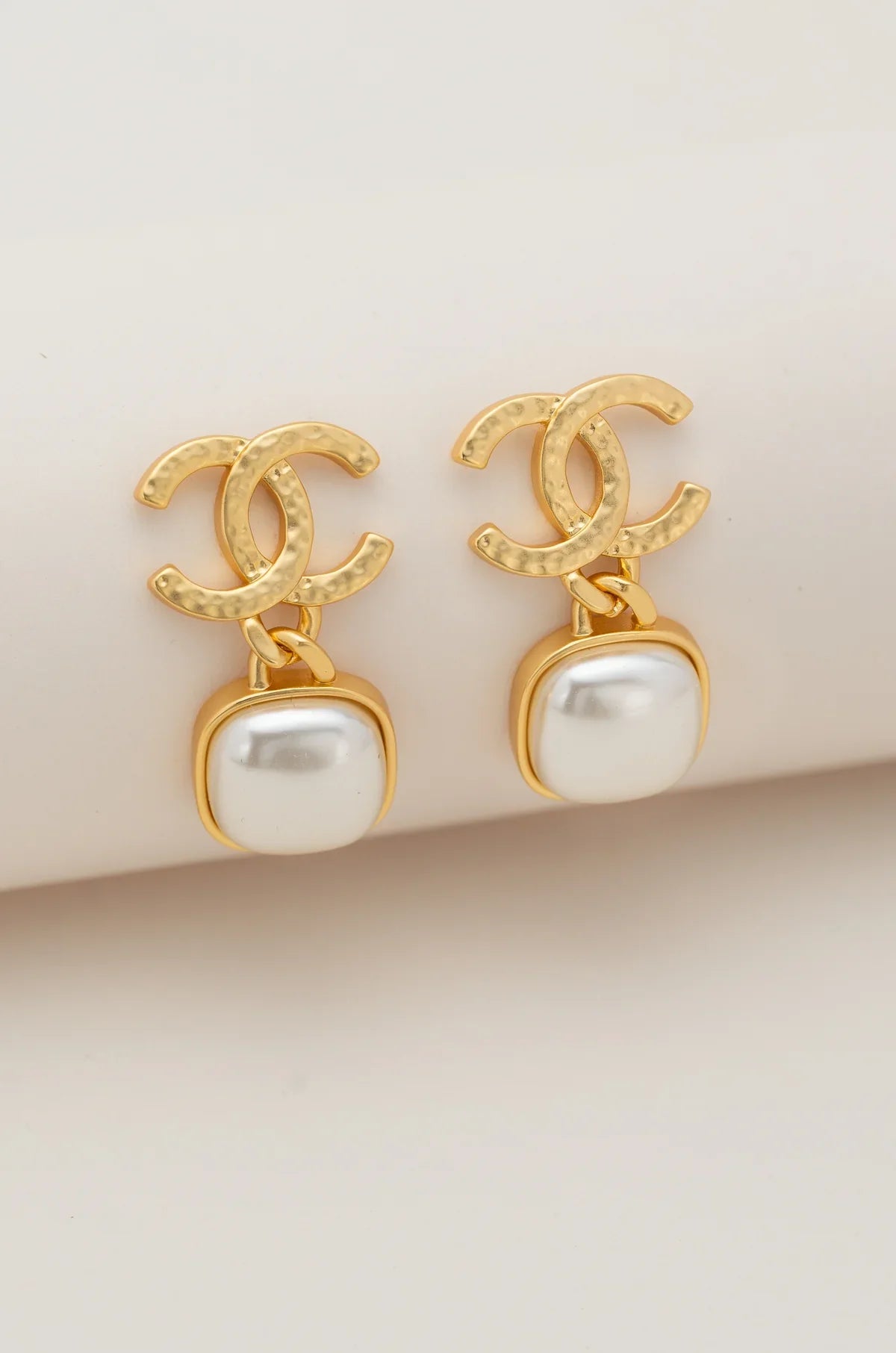 Haloed Pearl Earrings