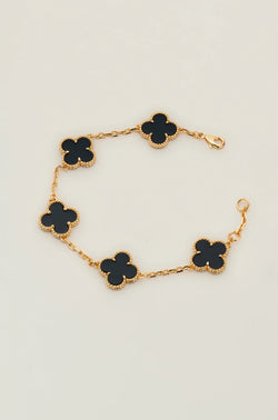 Black Gold Connection Bracelet