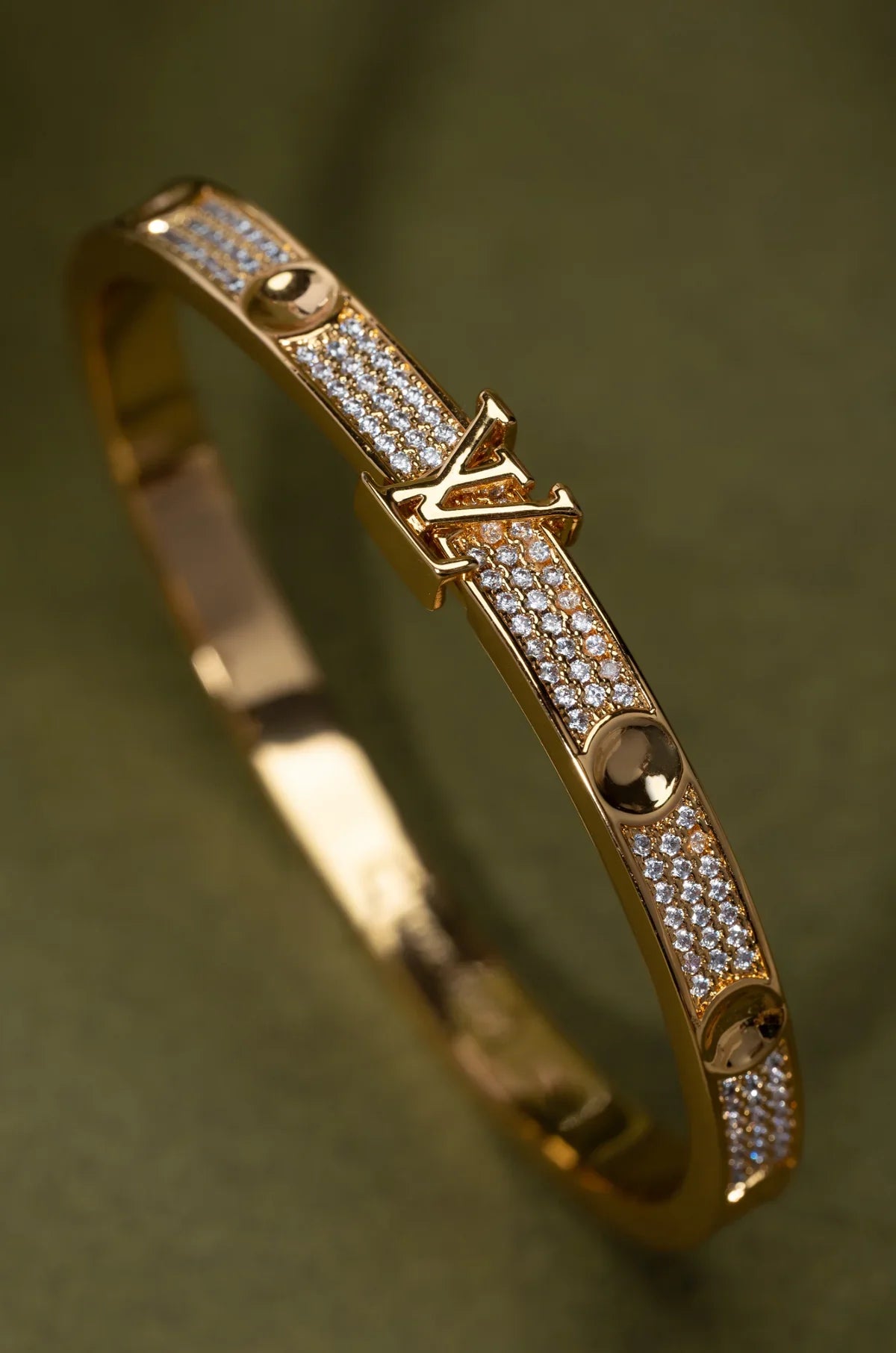 Sparkle Gleam Gold Elvy Bracelet
