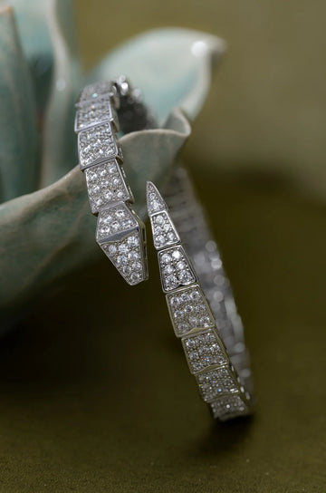 Silver Wrap Elegance Bracelet