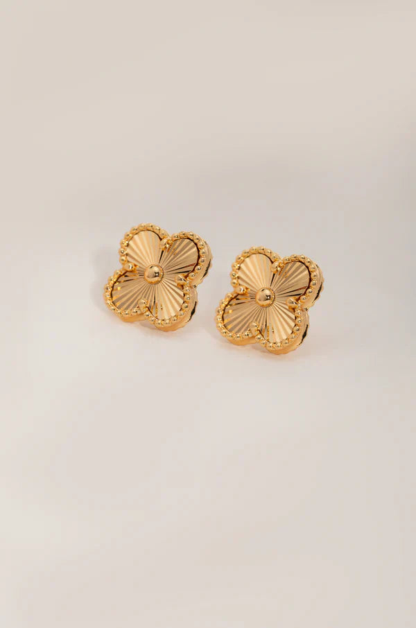 Golden Magic Flora Studs