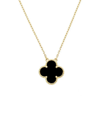 Elegant Capri Necklace in 18k Gold and Rhodium Plating