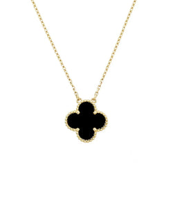 Elegant Capri Necklace in 18k Gold and Rhodium Plating