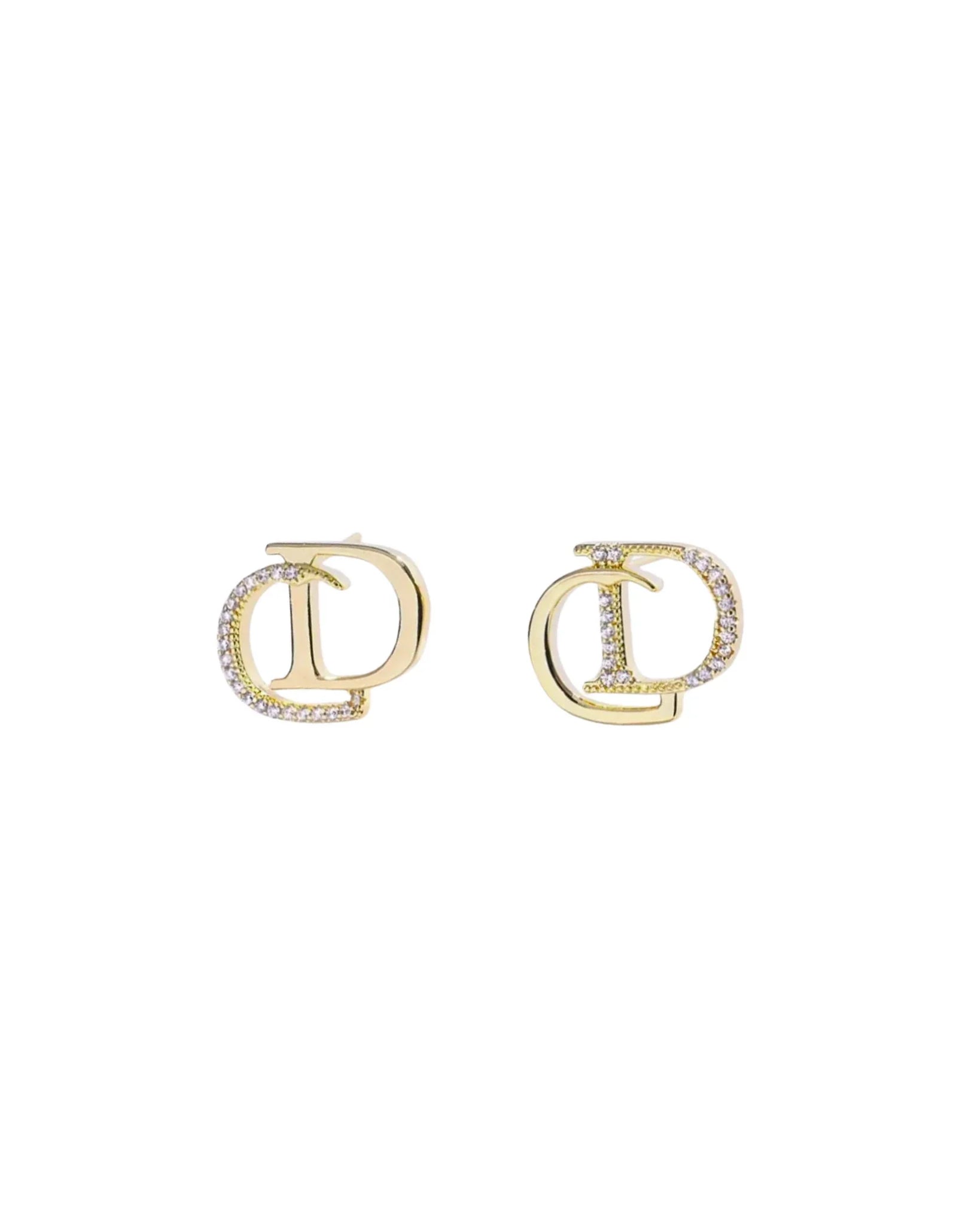 CD Earrings Gold