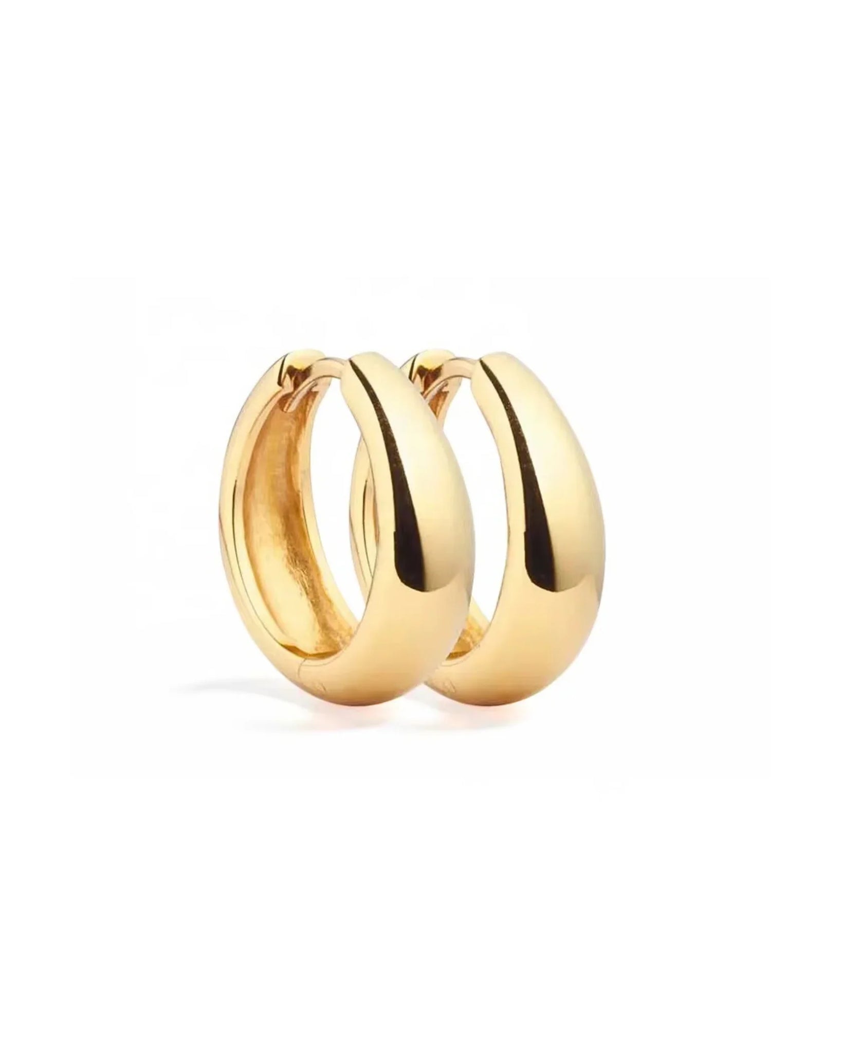 Tarsha Hoops Gold - Elegant 18k Gold Plated Earrings