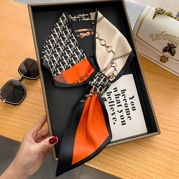 Luxury Printed Loop Scarf - LOOP SCARF 15 * 70 CMS - XED_116