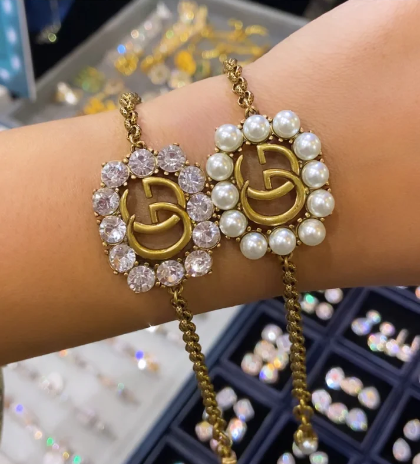 GG PEARL / CRYSTAL BRACELET