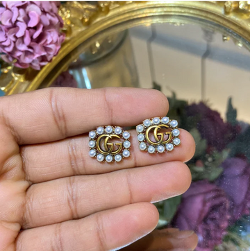 GG MINI PEARL EARRINGS