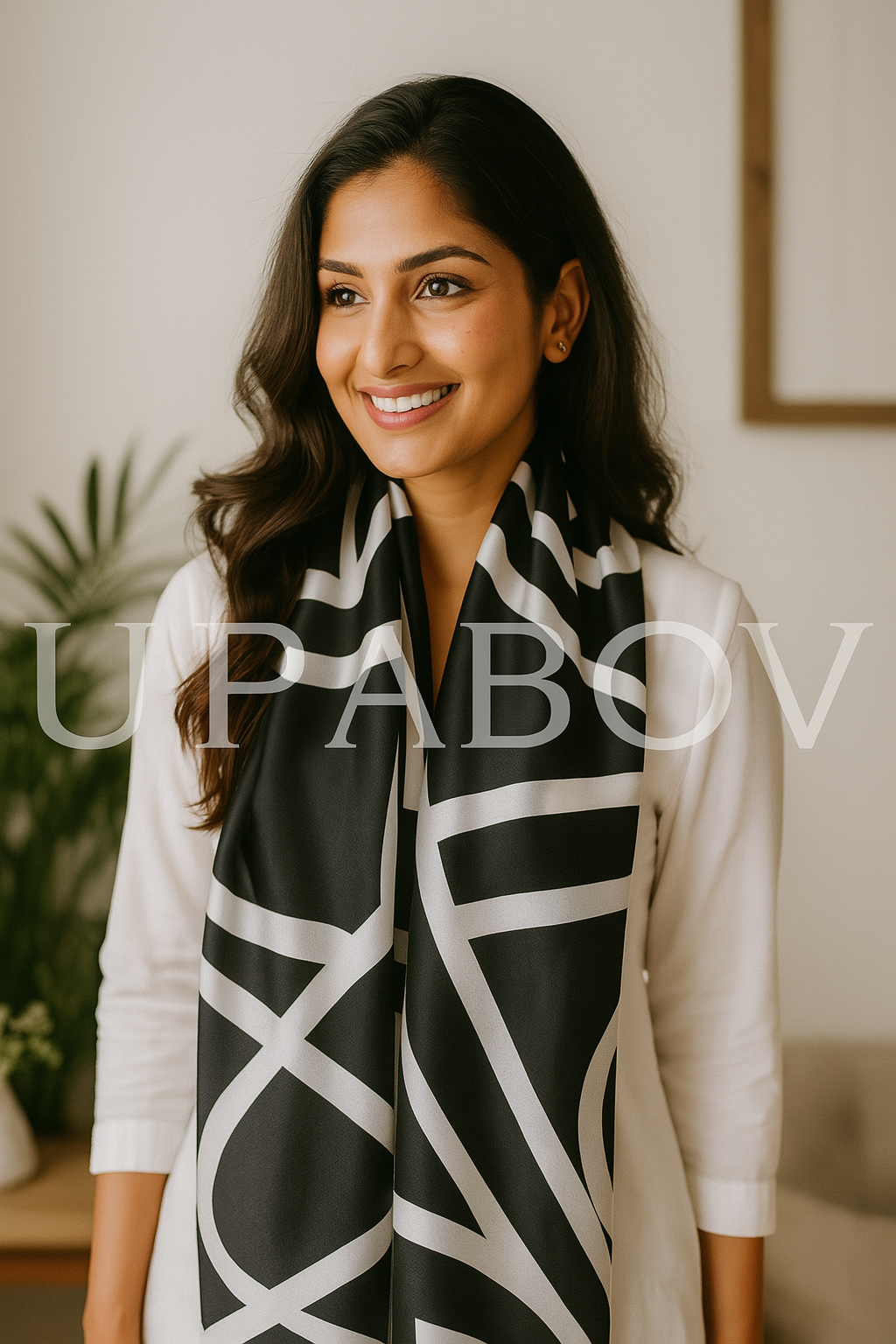 Luxury Printed Large Silk Scarf - LUXURY SCARF 90 * 180 CMS