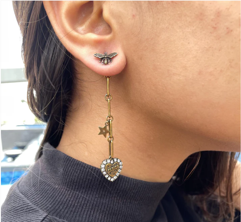 LINK CHAIN CD EARRING