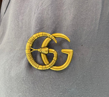 GG Gold Brooch