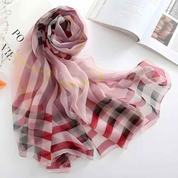 Luxury Printed Large Scarf - LUXURY SCARF 180 * 140 CMS - 585831285836_RED