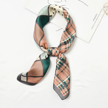 Square Printed Silk Scarf - SQUARE 70 * 70 CMS