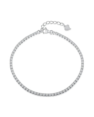 TIFFANY Tennis Bracelet Silver 2MM